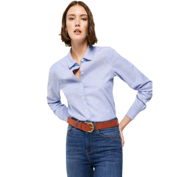 Blusa Dama Oxford